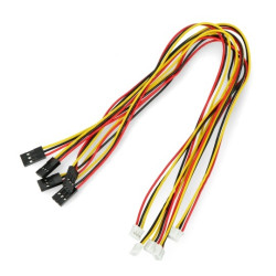 Przewód, przejściówka 3x1 JST raster 2mm - BLS raster 2,54mm - 5szt.