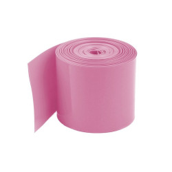 RURKA FOLIA TERMOKURCZLIWA NA 1x 18650 RÓŻOWA FOLIA LI-ION PAKIETY BATERII szer. 31mm dł. 1m