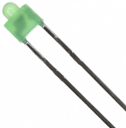 LED, THT, Zielony, 2-Pin, 2,5 V, 70°, Kingbright