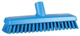 Szczotka do pokładu, dł. włosia: 32mm, Średni, Niebieski, Poliester, Polipropylen, Stal nierdzewna, zastosowanie: