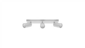 Lampa Listwa Sufitowa Plafon Regulowane Tuby Manam 3L Biały 03761 Struhm
