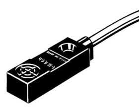 TL-W3MB1 2M czujnik indukcyjny strefa 3mm, czoło odkryte, PNP NO, obudowa 27x10x6mm, przewód 2m, OMRON, TLW3MB1