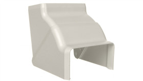 Pokrywa Narożna Wewnętrzna Ekd 80X40mm Biała 8505