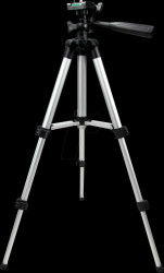 134-26 Stand, tripod, black/silver