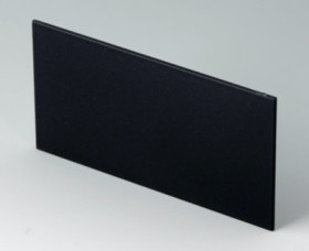 Rear panel, PPO, (W x H) 119.1 x 62.7 mm, black, B6143222