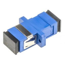 Złącze światłowodowe adapter SM łącznik światłowód SC/UPC simplex beczka