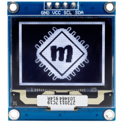 Wyświetlacz OLED 1,32" 128x96px ze skalą szarości, biały