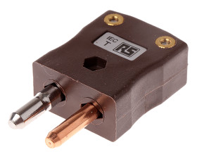 Złącze termoparowe Złącze termoparowe RS PRO do Termopara typu T Standardowy