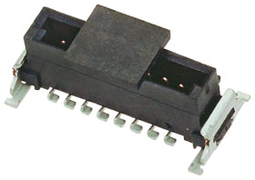 Listwa stykowa PCB 8-pinowe MiniBridge raster: 1.27 mm Prosty 1-rzędowe ERNI Powierzchnia300 V W osłonie