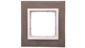 Simon 54 Nature Ramka Pojedyncza Beton - La Stryko Drn1/95