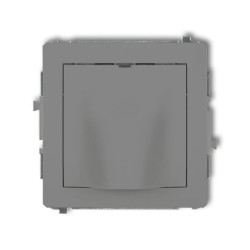 DECO Mechanizm wypustu kablowego szary mat 27DWPK