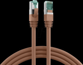 MK6001.50BR RJ45 Patch Cord Cat.6a S/FTP LSZH braun 50m