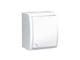 AQUARIUS Wyłącznik schodowy n/t IP54 biały AQW6/11 KONTAKT SIMON