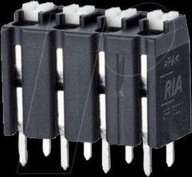 AST2150502 spring terminal, solderable, 5-pole, RM 5,00