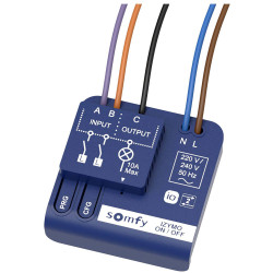Somfy 1822649 io Wireless Receiver Control Lighting via App or Remote