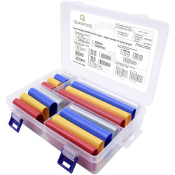 Quadrios 1905CA060 Battery Heatshrink 2:1 No Adhesive 16 Parts 4 Colours