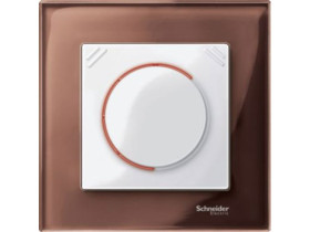 MERTEN SYSTEM M Klawisz ściemniacza płytka dotykowa + pokrętło biały polarny MTN567819 SCHNEIDER ELECTRIC