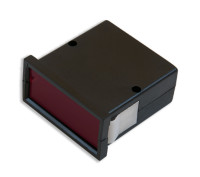 KM-61+PFR Obudowa z tworzywa KM61 wymiary: 72x72x36mm - obudowa tablicowa z filtrem czerwonym - czarna - ABS