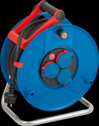 1208380 Cable reel Garant, 40 m, 3 x earthed socket, IP44