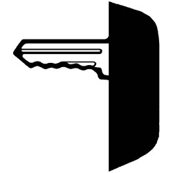 Schneider Electric NSYCL405CRN Lock Zamak 1pc T-handle two keys pressed manually