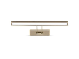 VT-7009 8W Kinkiet LED prostokąt lustra - obrazy złoty barwa: 3000K 3983 V-TAC