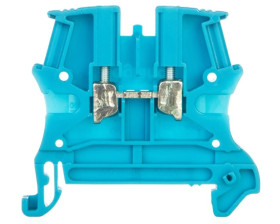 Złączka szynowa 2-przewodowa 2,5mm2 niebieska 037100