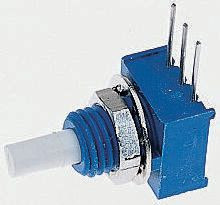Potencjometr z plastiku przewodzącego 3,17 mm 200kΩ ±20% 0.25W ±1000ppm/°C Montaż panelowy, przewlekany 3310C