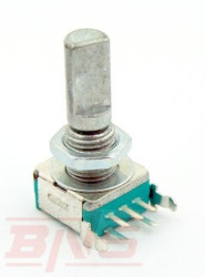 EC11 przełącznik obrotowy enkoder 20-impulsowy + przycisk; poziomy