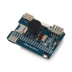 Nano Base Board (C) - ekspander wyprowadzeń z kamerą 8MPx do Raspberry Pi Compute Module 4 Lite/eMMC - Waveshare 23451