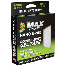 Shurtape 287264 DUCK MAX STRENGTH&#xAE; NANO-GRAB&#x2122; Tape 24mm x 1.5m