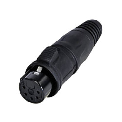 Rean RT5MP AV XLR Connector Plug 5 Pins 1pc Durable Quality