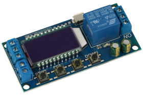 Moduł rozszerzeniowy; przekaźnik czasowy; A-T-0,1-999; 6÷30V; 10A; 250V; 30V; 0.1sek÷9999min; śrubowy; microUSB