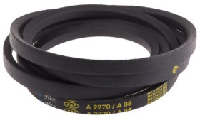 Pas napędowy, profil A, materiał: PET, guma, 13mm x 8mm x 2.24m, RS PRO