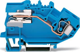 1-wire N disconnect terminal, cage clamp, 0.2-10 mm², 57 A, 6 kV, blue, 784-613