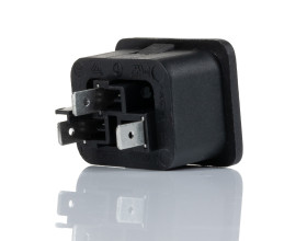 Złącze IEC IEC C19 Montaż panelowy, montaż na zatrzask Żeński 20A Proste RS PRO