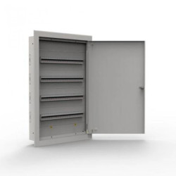 Rozdzielnica natynkowa metalowa 96 modułowa 4x24 544x836x130 RAL9003 IP30 MN96/4/24