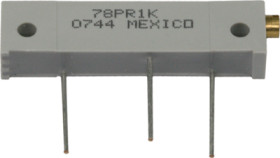 Cermet trimmer potentiometer, 22 turns, 2 kΩ, 1 W, THT, lateral, 78PR2KLF