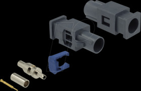 89761 FAKRA G plug spring pin for crimping