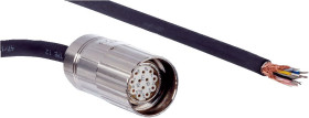 Złącze i kabel Złącze A M23 liczba rdzeni 11 długość 15m Rodzaj A Żeńskie