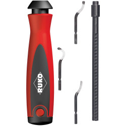 RUKO 107054 Deburrer Kit Quick Deburrer with Replaceable HSS Blade