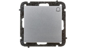 Sentia Przycisk Zwierny “Dzwonek“ 10A Srebrny Połysk 1414-56