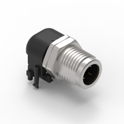 Złącze wielostykowe przemysłowe 4-pinowe M12, panelowe Wtyczka Wurth Elektronik