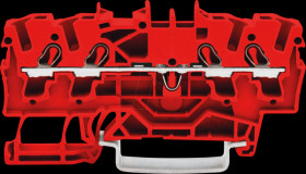 2002-1403 4-wire feed-through terminal, diameter 0.25 - 2.5 mm