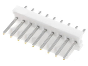 Gniazdo przewód-płytka męskie 9-pin 2,54mm THT MTA-100 640456-9