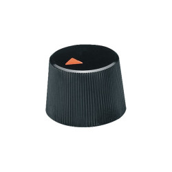 OKW A 13 16 240 Tuning Knob Thermoplastic Body - Red Marking Arrow 16.4x12.3mm