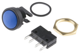 Nasadka przełącznika Chwilowy SPDT średnica wycięcia 16mm, montaż panelowy ITW Switches