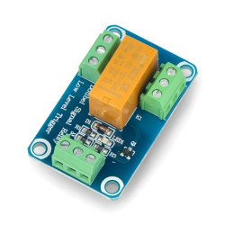 Moduł przekaźnika DPDT 1 kanał - styki 1A/125VAC - cewka 12V