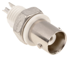 Złącze koncentryczne Montaż na panelu Żeński 50Ω typ złącza Złącze BNC Lutowane