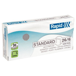 Rapid Staples 26/6 - Pack of 5000