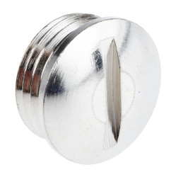 Zaślepka do dławnic kablowych PG9 Mosiądz platerowany niklem Metal do Dławik śruby kablowej Lapp Gwintowany